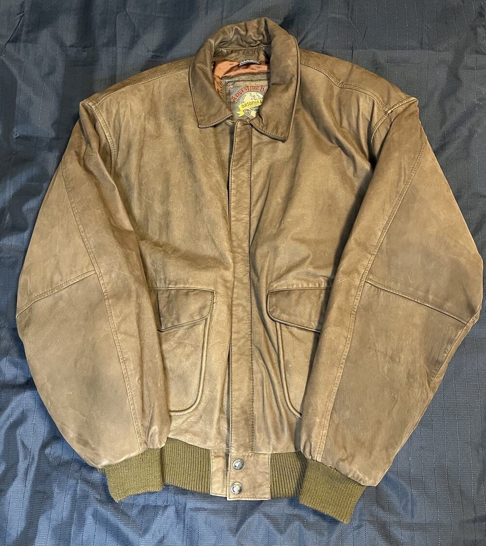 Vintage Wilson’s Adventure Bound Thinsulate Suede Leather Jacket Mens XL Tall